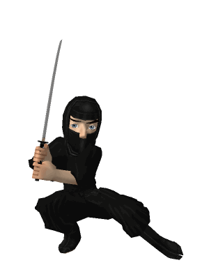 GIF animado (70551) Ninja usando espada