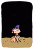 GIF animado (70894) Nino bajo estrellas