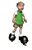 GIF animado (64488) Nino patines