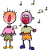 GIF animado (70984) Ninos cantando