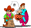 GIF animado (71014) Ninos disfrazados halloween