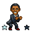 GIF animado (72498) Obama bailando