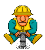 GIF animado (71423) Obrero martillo neumatico