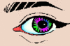 GIF animado (71278) Ojo con ceja