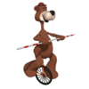 GIF animado (64371) Oso monociclo