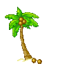 GIF animado (73306) Palmera con cocos