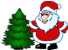 GIF animado (60691) Papa noel arbol