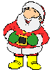 GIF animado (60698) Papa noel botas amarillas