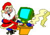 GIF animado (60602) Papa noel carta ordenador