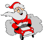 GIF animado (60875) Papa noel coche juguete