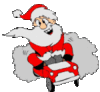 GIF animado (60875) Papa noel coche juguete