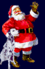GIF animado (60709) Papa noel dalmata