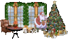 GIF animado (60733) Papa noel glitter