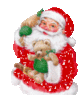 GIF animado (60734) Papa noel glitter