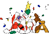 GIF animado (60897) Papa noel luces navidad