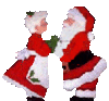 GIF animado (60934) Papa noel mama noel
