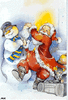 GIF animado (60747) Papa noel muneco nieve
