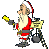 GIF animado (60763) Papa noel pidiendo donativos