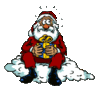 GIF animado (60907) Papa noel preocupado
