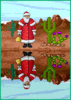 GIF animado (60766) Papa noel reflejado agua