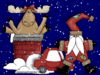 GIF animado (60980) Papa noel reno nieve