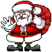GIF animado (60995) Papa noel saco