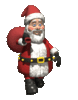 GIF animado (60997) Papa noel saco andando