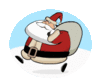 GIF animado (61002) Papa noel saco juguetes