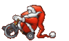 GIF animado (60922) Papa noel triciclo