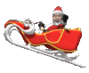 GIF animado (61027) Papa noel trineo