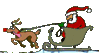 GIF animado (61031) Papa noel trineo