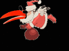 GIF animado (60923) Papa noel tucan