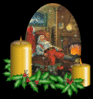 GIF animado (60783) Papa noel velas
