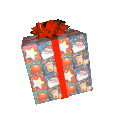 GIF animado (61117) Paquete regalo navidad
