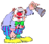 GIF animado (64375) Payaso bocina