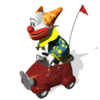 GIF animado (64377) Payaso coche