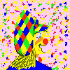 GIF animado (72328) Payaso colorido