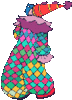 GIF animado (72336) Payaso de espaldas