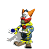 GIF animado (64380) Payaso malabarista