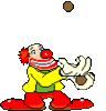 GIF animado (72350) Payaso malabarista