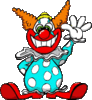 GIF animado (72362) Payaso saludando