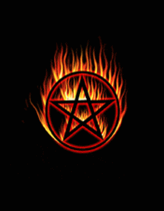 GIF animado (73641) Pentagrama ardiendo