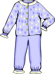 GIF animado (65709) Pijama violeta