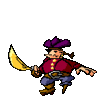 GIF animado (72449) Pirata y su espada