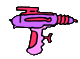 GIF animado (61959) Pistola laser rosa