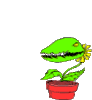 GIF animado (73094) Planta carnivora mordiendo