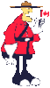 GIF animado (72456) Policia canadiense