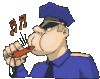 GIF animado (72471) Policia con silbato
