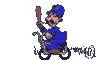 GIF animado (72481) Policia en su motito