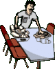 GIF animado (63754) Poniendo mesa